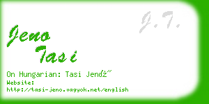 jeno tasi business card
